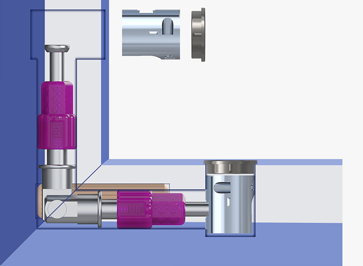 精诺JINIO304铰链滑轨连接件jino